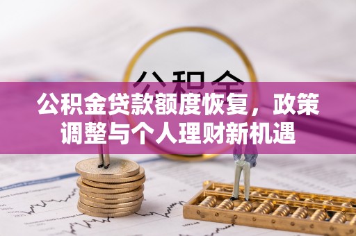 民丰公积金贷款额度恢复，政策调整与个人理财新机遇