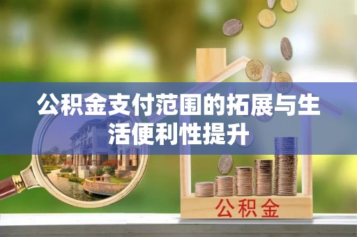 民丰公积金支付范围的拓展与生活便利性提升