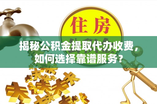 民丰揭秘公积金提取代办收费，如何选择靠谱服务？