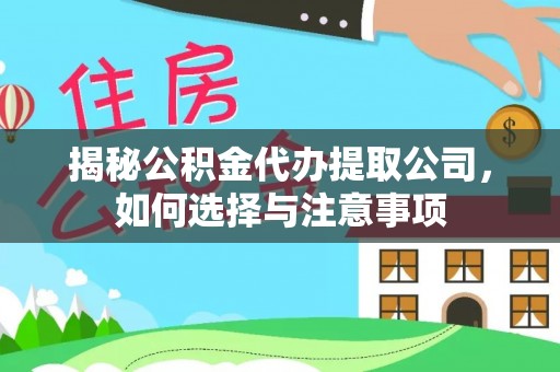 民丰揭秘公积金代办提取公司，如何选择与注意事项