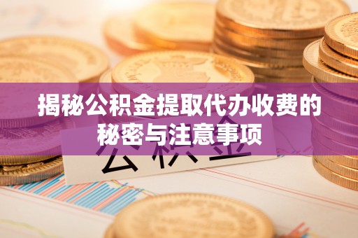 民丰揭秘公积金提取代办收费的秘密与注意事项