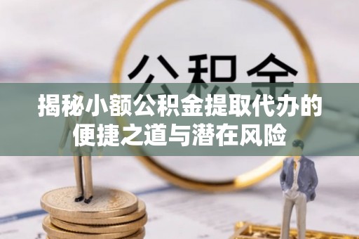 民丰揭秘小额公积金提取代办的便捷之道与潜在风险