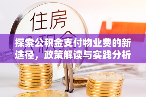民丰探索公积金支付物业费的新途径，政策解读与实践分析