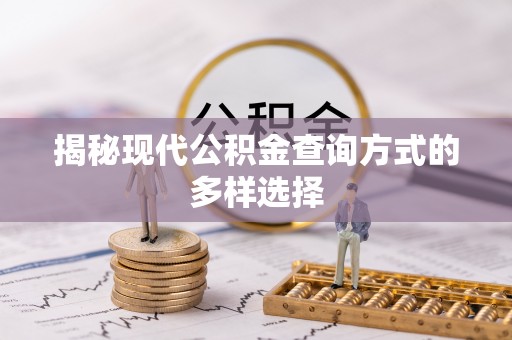民丰揭秘现代公积金查询方式的多样选择