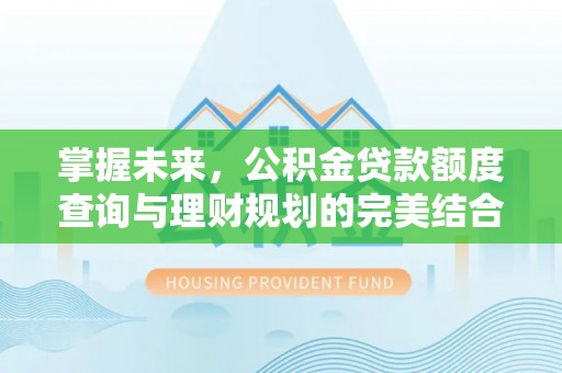 民丰掌握未来，公积金贷款额度查询与理财规划的完美结合