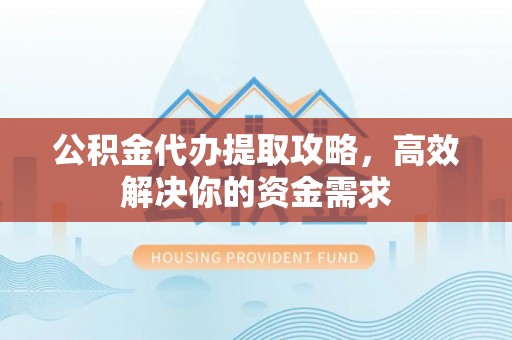 民丰公积金代办提取攻略，高效解决你的资金需求