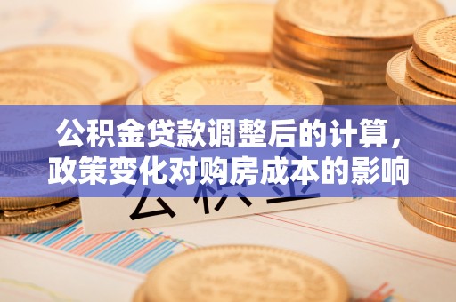 民丰公积金贷款调整后的计算，政策变化对购房成本的影响与应对策略