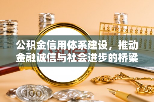民丰公积金信用体系建设，推动金融诚信与社会进步的桥梁