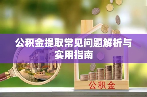 民丰公积金提取常见问题解析与实用指南