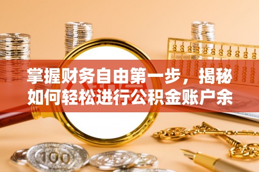 民丰掌握财务自由第一步，揭秘如何轻松进行公积金账户余额查询