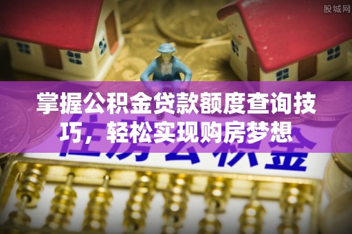 民丰掌握公积金贷款额度查询技巧，轻松实现购房梦想