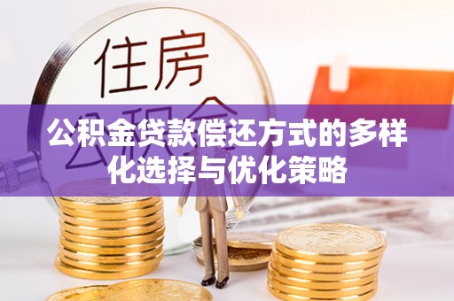 民丰公积金贷款偿还方式的多样化选择与优化策略