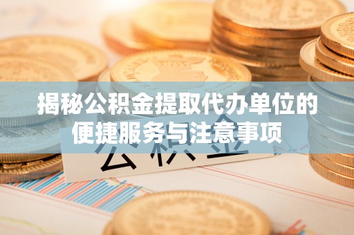 民丰揭秘公积金提取代办单位的便捷服务与注意事项