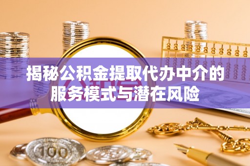 民丰揭秘公积金提取代办中介的服务模式与潜在风险