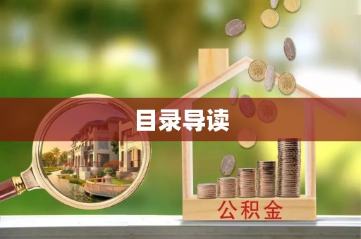 民丰目录导读