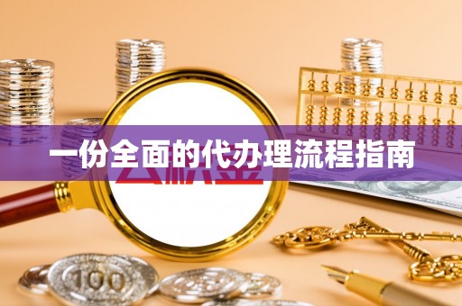 民丰一份全面的代办理流程指南